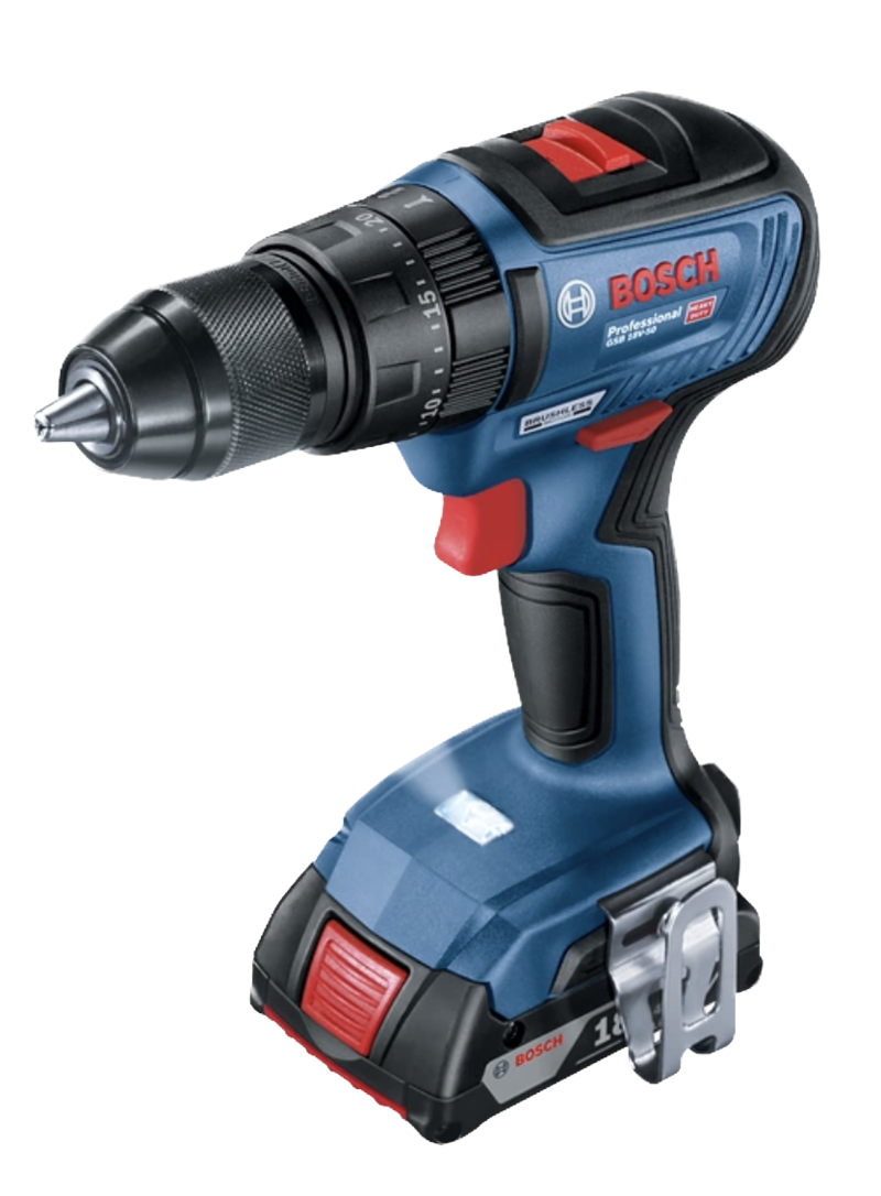Paraf/furad Bat 18V GSB 18V-50 (2 bat + 23 Ac) Biv BOSCH